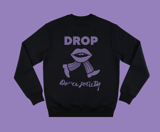 Dancing Lips Sweater - Purple