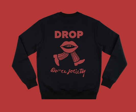 Dancing Lips Sweater - Red