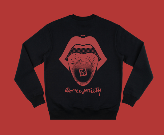 Funky Lips Sweater - Red