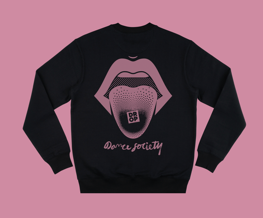 Funky Lips Sweater - Pink